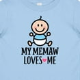 thumbnail image 4 of Inktastic My Memaw Loves Me Baby Boy Boys Baby T-Shirt, 4 of 5