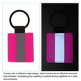 thumbnail image 5 of Uxcell Reflective Keychain Tags, 6 Pack Reflective Zipper Pulls for Backpack Dog Collar, Pink, 5 of 6