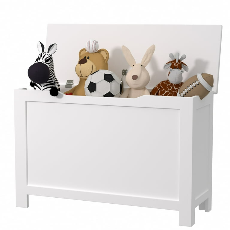 Girls white toy box top