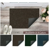 Koeckritz Rugs 18"x 30" in Indoor/Outdoor Non Slip Heavy Duty Rubber Backed Doormat