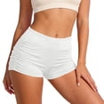 thumbnail image 2 of Swim Shorts Women High Waisted Adjustable Ruched Side Boyshorts Swim Bottom Tummy Control Bathing Suit Bottoms, 2 of 8