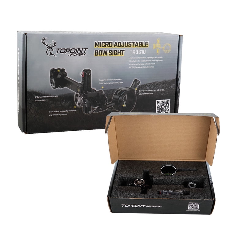 🎯Micro Adjustable Bow Sight-TX9610 with Lens Set 4X6X8X - Walmart.com