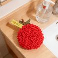 thumbnail image 4 of CHICHUMID 2Ud Toallas De Mano Chenille Fuzzy Ball En Forma De Con Para Colgar En, 4 of 6
