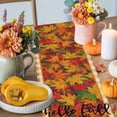 thumbnail image 4 of Fall Thanksgiving Table Runner, Autumn Thanksgiving Kitchen Dining Table Decoration for Home Party Decor 13x60 Inches, 4 of 9