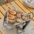 thumbnail image 4 of Stainless Grill Folding Fire Pit Foldable BBQ Fire Pit Practical Campfire Pit, 4 of 6
