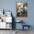 thumbnail image 7 of Diamond Art Kit for Adults, Wolf Among Orange Flowers Diamond Painting for Adults Beginners, DIY Diamond Art Painting Kits, 5D Diamond Painting Crafts for Home Decor 12x16 Frameless, 7 of 7