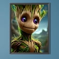 thumbnail image 1 of Cuadros Decorativos 5D bricolaje taladro redondo completo diamante pintura Groot Kit hogar arte decoración (w2177) Wdftyju embutido en tela, 1 of 9