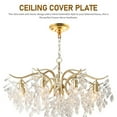 ITSELFER Ceiling Cover Plate Heavy Duty Chandelier Ceiling Canopy Metal