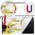 thumbnail image 5 of Sweet Home Mailbox Cover Wooden Board Sun Flower Truck Pumpkin Daisy Decorative Magnetic Mailbox Covers Standard Size 18x21 Inch Welcome Home Mail Box Wraps Post Letter Box Cover for Yard, 5 of 6