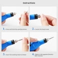 thumbnail image 6 of Electric Nail Drill File Machine Electric Manicure Machine Nail Drill Bits Kit Nail File Art Tool Pedicure Gel Polish Remover Portable Electric Acrylic Nail Drill File Buffer Machine Kit, 6 of 8