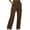Brown, variant on RQYYD Womens Cargo Sweatpants Wide Leg High Waisted Fall Pants for Women 2023 Baggy Y2k Fleece Lined Joggers with Pockets