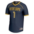 thumbnail image 2 of Unisex GameDay Greats #1 Navy Notre Dame Fighting Irish Lightweight Women's Lacrosse Jersey, 2 of 4
