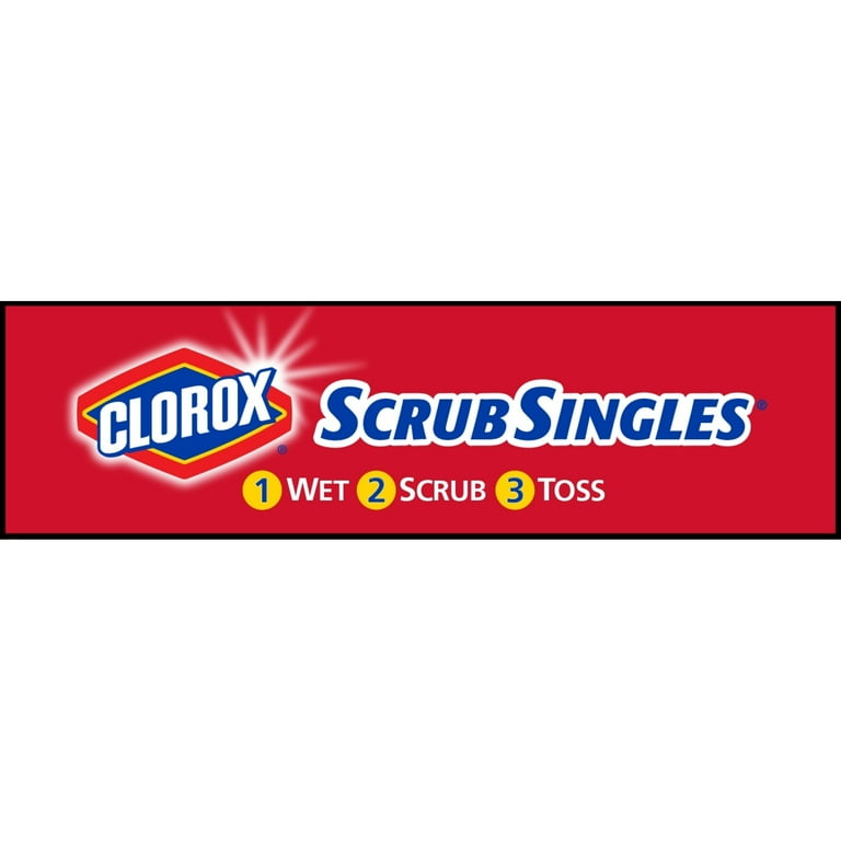 Clorox 10 Pack Floor Scrubber Non Scratch With Soap Tile Scrubber For Cleaning Scouring Pad Heavy Duty