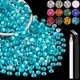 thumbnail image 1 of 1200 diamantes de imitación de resina de 0.236 in a granel (indicolita), deslumbrantes cristales planos para manualidades, decoración de uñas, gemas para vaso, zapatos, ropa, tela con bolígrafo y pinz, 1 of 5