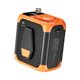 thumbnail image 4 of Ventilador de cinturón portátil para colgar en la cintura, viento fuerte, 150 velocidades, 14500 RPM, para colgar en el cuello naranja, 4 of 9