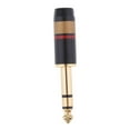 thumbnail image 2 of 6.35mm Male 1/4'' Stereo Plug Audio Cable Adapter Adaptor Converte,1pcs red, 2 of 7
