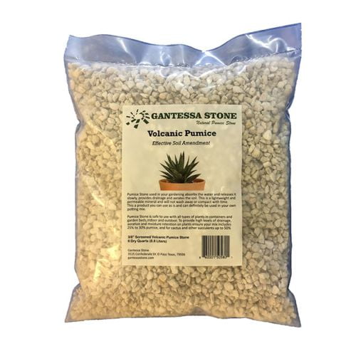 Gardening Pumice Soil Amendment | 3/8' Screened | 8 Quarts