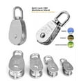 thumbnail image 5 of DYNWAVECA Pulley Block (M15-M32), Single Swivel Sheave - Stainless Steel Lifting Wheel for Transport, Climbing - M15, 5 of 5