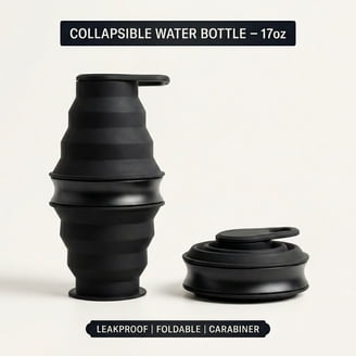 W&P Porter Glass Water Bottle w/Protective Silicone Sleeve