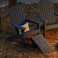 thumbnail image 4 of Wildridge Heritage Sunset Adirondack Chair, Patriot Blue, Outdoor Weather Resistant Poly Patio Furniture, 4 of 5