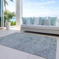 thumbnail image 6 of Addison Rugs Chantille Indoor/Outdoor Traditional Global Teal Washable Rectangle Rug, 8' x 10', 6 of 6