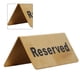 thumbnail image 5 of Gold Tabletop Sign, Space Saving Strong Durable Metal Table Top Sign Stainless Steel For Hotel, 5 of 8