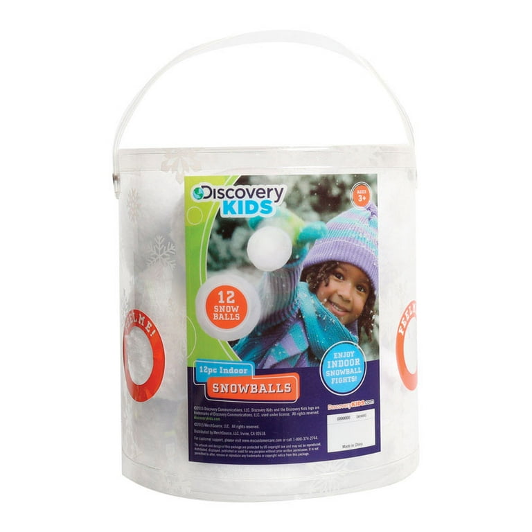 Discovery Kids Indoor Snowballs 3 in. L
