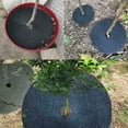 thumbnail image 4 of Mdesiwst 5Pcs Tree Mat Round Shaped Wear-resistant Non Woven Fabric Garden Tree Protector Mat for Nursery, 4 of 8