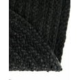 thumbnail image 3 of 9 Ft Round Black Jute Area Rug, Hand-Woven, Reversible, Farmhouse Boho Style, Durable & Pet-Friendly Rug for Living Room, Dining Room, and Bedroom, 3 of 4