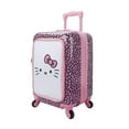 thumbnail image 3 of Hello Kitty Valise Rigide à Roulettes 20 Pouces avec Visage et Nœud, 3 of 7