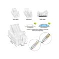 thumbnail image 4 of 12Pcs 2 PIN LED Light Strip Connectors 8mm Wide Unwired Gapless Solderless Strip To Wire Quick Connectors Adapter For Waterproof Or Non-Waterproof Sin, 4 of 5