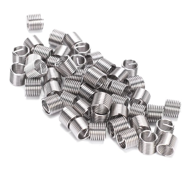 50 piezas de inserto de rosca de alambre bobina de acero inoxidable rosca de conversión buje de tornillo diámetro aproximado de 66 mm para maquinaria eléctrica ANGGREK Otros