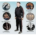 thumbnail image 4 of FIGHTSENSE MMA Sauna Suit for Men and Women, Waterproof Anti-Rip Sweat Suit for Weight loss 2PC set, 4 of 5