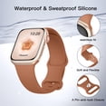 thumbnail image 2 of LIDAY Silicone Band Compatible with Apple Watch Bands 40mm 38mm 41mm 44mm 45mm 42mm 49mm Women Men,Soft Wristband Waterproof Replacement Sport Strap for iWatch Bands Series 9 8 7 6 5 4 3 2 1 SE Ultra, 2 of 7