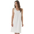 thumbnail image 2 of Combinaison Intégrale pour Femmes Shadowline 801 24 Pouces Cool Cottons (Blanc 38), 2 of 4