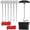 Hot Pink, variant on Rope Tensioner Kit, Outdoor Tent Cable Puller Kit with Red Rope for Camping, By TINGXIN