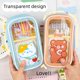 thumbnail image 1 of Bolsa de lápices transparente de gran capacidad, bolsa de lápices de pvc, estilo de alto valor de color, bolsa de papelería de dibujos animados para niños, bolsa para estudiantes, 1 of 4
