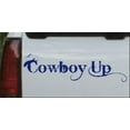 thumbnail image 1 of Cowboy Up With Hat Car or Truck Window Decal Sticker, 1 of 1