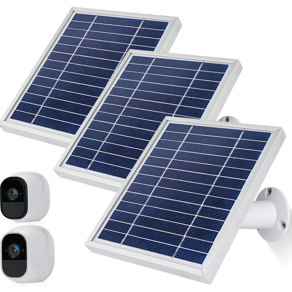 iTODOS Solar Panel Works for Arlo Pro and Arlo Pro2 Camera,11.8feet Power Cable and Adjustable