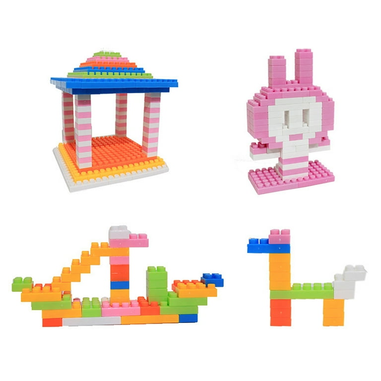 Children Kids Educational Puzzle Toy Plastic Building Blocks Bricks (Color  as per stock) Puzzle Blocks Building Blocks Educational Toys (Color as per  stock)