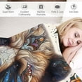 thumbnail image 3 of COMIO Black Bear Throw Blanket Farmhouse Rustic Brown Bear Decor Countryside Woodland Bear Lover Gifts Soft Cozy Plush Warm Flannel Bedding Blanket for Teens Adults Couch Travel, 3 of 6