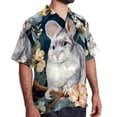 thumbnail image 2 of Tmall Men's Short Sleeve Hawaiian Shirt, Casual Printed Button Down Beach Tops for Summer, Spread Collar Mens Shirts Unisex, 2 of 6