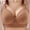 Khaki, variant on armpit-fat bra armpit-fat Bra, Back Closure Support, Plus Size Strapless Bras for Women, Strapless Bras Large Bust Shapedly Bra Shapedly Back Smoothing Push-Up Bra Plus Size, Khaki,S