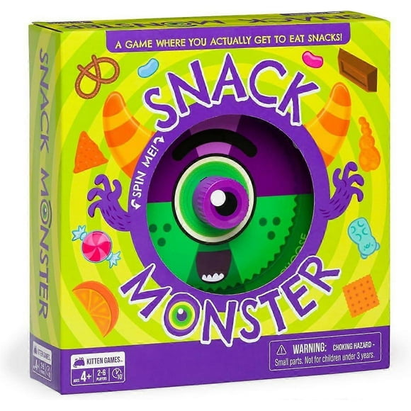 Snack Monster Kid Friendly Card Game