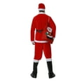 thumbnail image 4 of Diconna Santa Claus Clothes Set for Christmas Red Garment Cap Waistband, 4 of 9