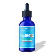 DeepDetox - Plant-Based Colon Intestinal Gut Detoxify + Purify Blood Skin Cleanse 100% Natural Vegan Fibers Diet Supplement – 14 Herbal Tincture Fast Absorb 2oz Liquid