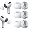 thumbnail image 1 of [3 Pairs] Replacement Ear Tips for Airpods Pro with Noise Reduction Hole, Silicone Ear Tips for Airpods Pro with Portable Storage Box and Fit in The Charging Case (Medium, White), 1 of 5
