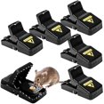 thumbnail image 1 of Trampa para ratones, trampas reutilizables de exterminio instantáneo, trampas de resorte, trampa para ratones higiénica y eficaz con bandeja de cebo extraíble, exterminador de ratas de alta, 1 of 6