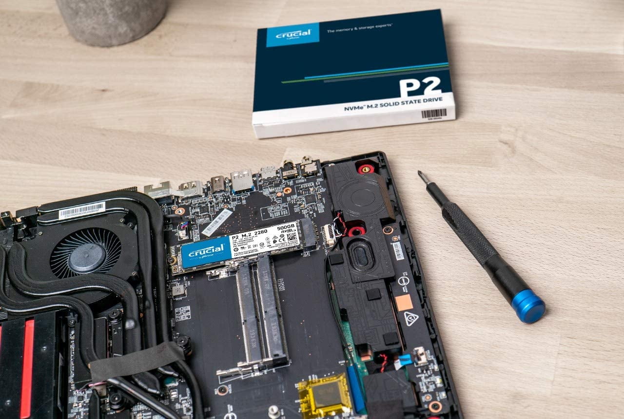Crucial P2 500GB M.2 2280 PCI-Express 3.0 NVMe Solid State Drive
