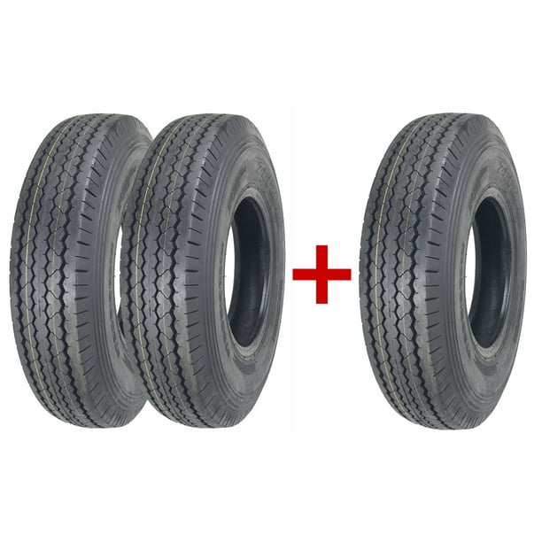 3 New Free Country Trailer Tires ST225/75D15 225 75 15 H7815 Bias 8PR
